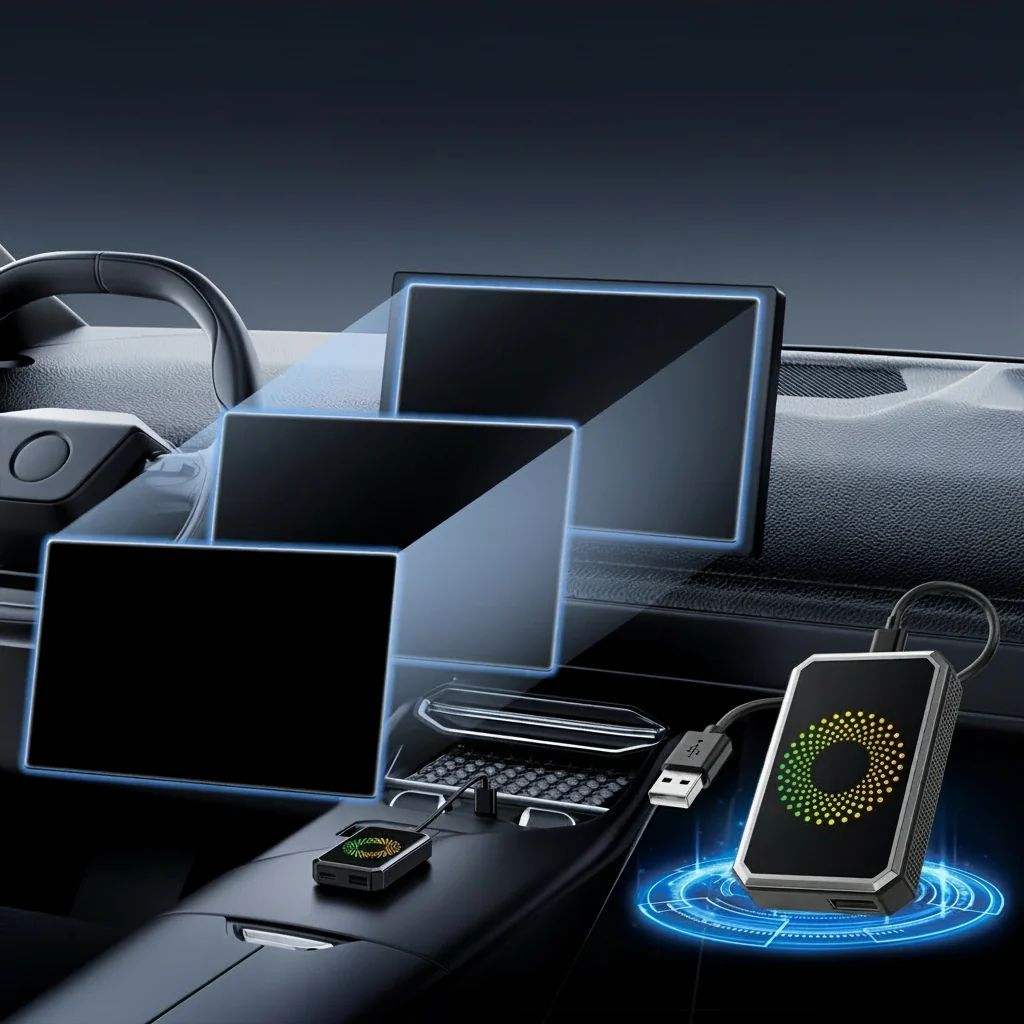 USB Draadloze Carplay Adapter Auto Multimedia Streaming Box - Image 5