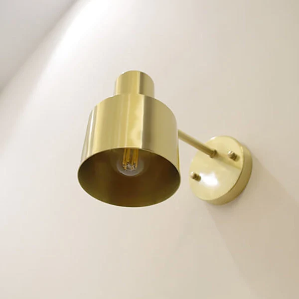 Moderne minimalistische gouden metalen wandlamp - Image 8