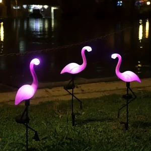SolarFlamingo - Roze Flamingo Tuinverlichting op Zonne-Energie, Decoratieve Buitenverlichting