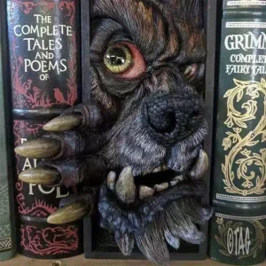 MonsterBookend - 3D Horror Monster Boekensteun voor Thuisdecoratie
