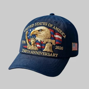 Amerikaanse Patriot Cap Adelaar 250 Jaar Vrijheid
