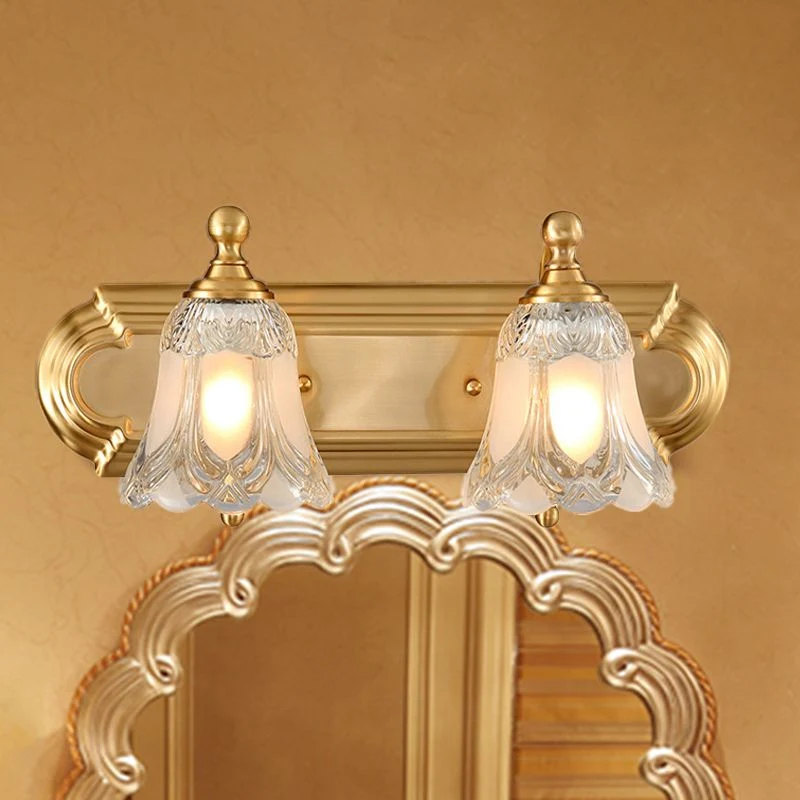 Moderne LED Bloem Wandleuchte Goud Badkamer Metaal & Kristal - Image 8