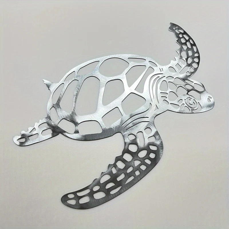 Metalen Zeeschildpad Muurdecoratie - Image 5