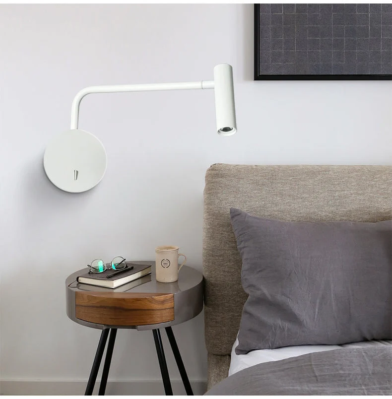 Orr Modern LED Wandlamp - Zwart/Wit - Woonkamer - Image 4