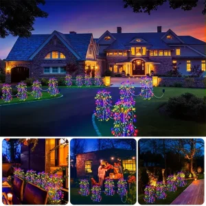LumiGlow - Feestelijke Zonne-energie Verlichting voor Tuin en Evenementen