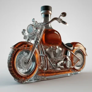 Whiskey Decanter Motorfiets Stoer Glas Bar Decoratie