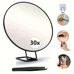 Vergrotende Make-up Spiegel - 20X/10X Vergroting, Suction Cup, Draagbaar
