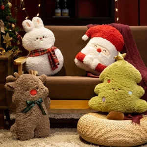 MerryCushion - Kerstman & Eland Sierkussen