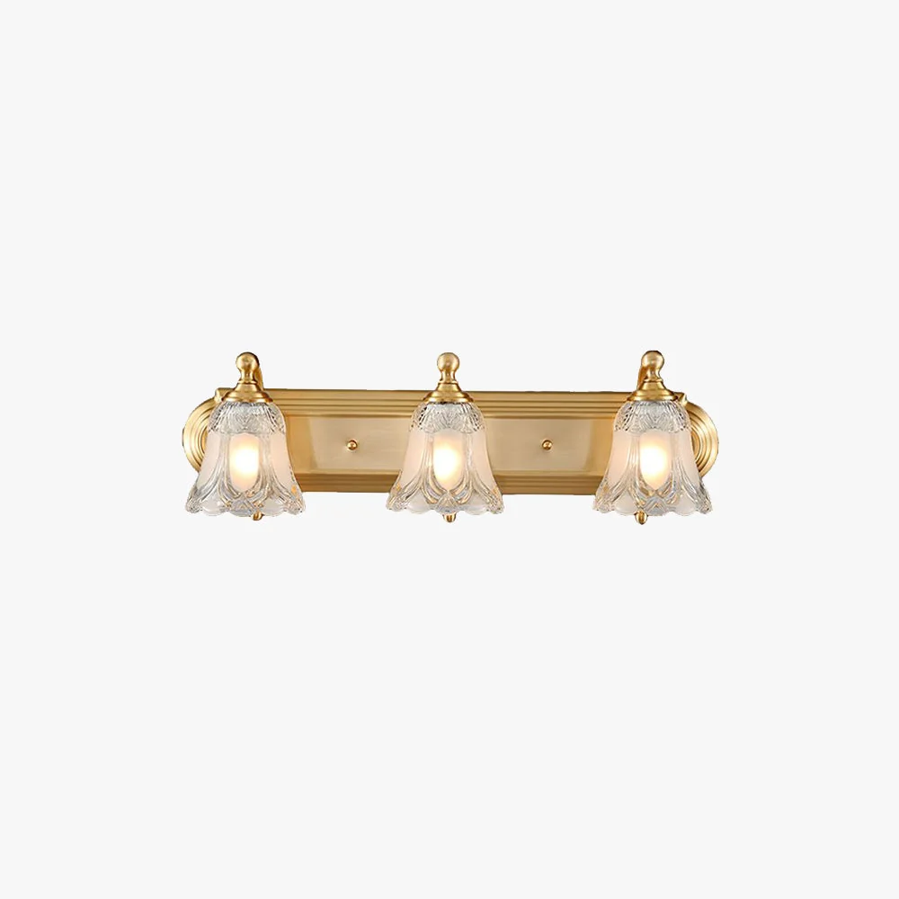 Moderne LED Bloem Wandleuchte Goud Badkamer Metaal & Kristal - Image 2