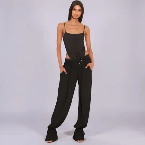 Badpak Dames Set Broek Stretch Verstelbaar Effen Strand