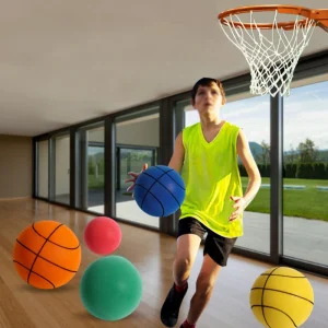 Basketbal Stil Geluidloos Binnen Dribbelbal PU Speelbal