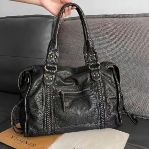 Donna Borsa Elegante Tracolla Tote Casual