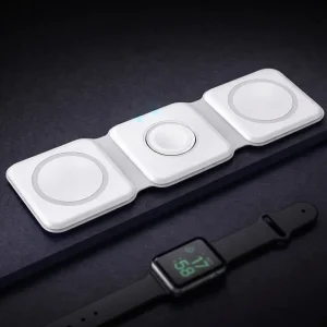 Draadloze Oplader Oplaadstation MagSafe Telefoon Smartwatch Oordopjes