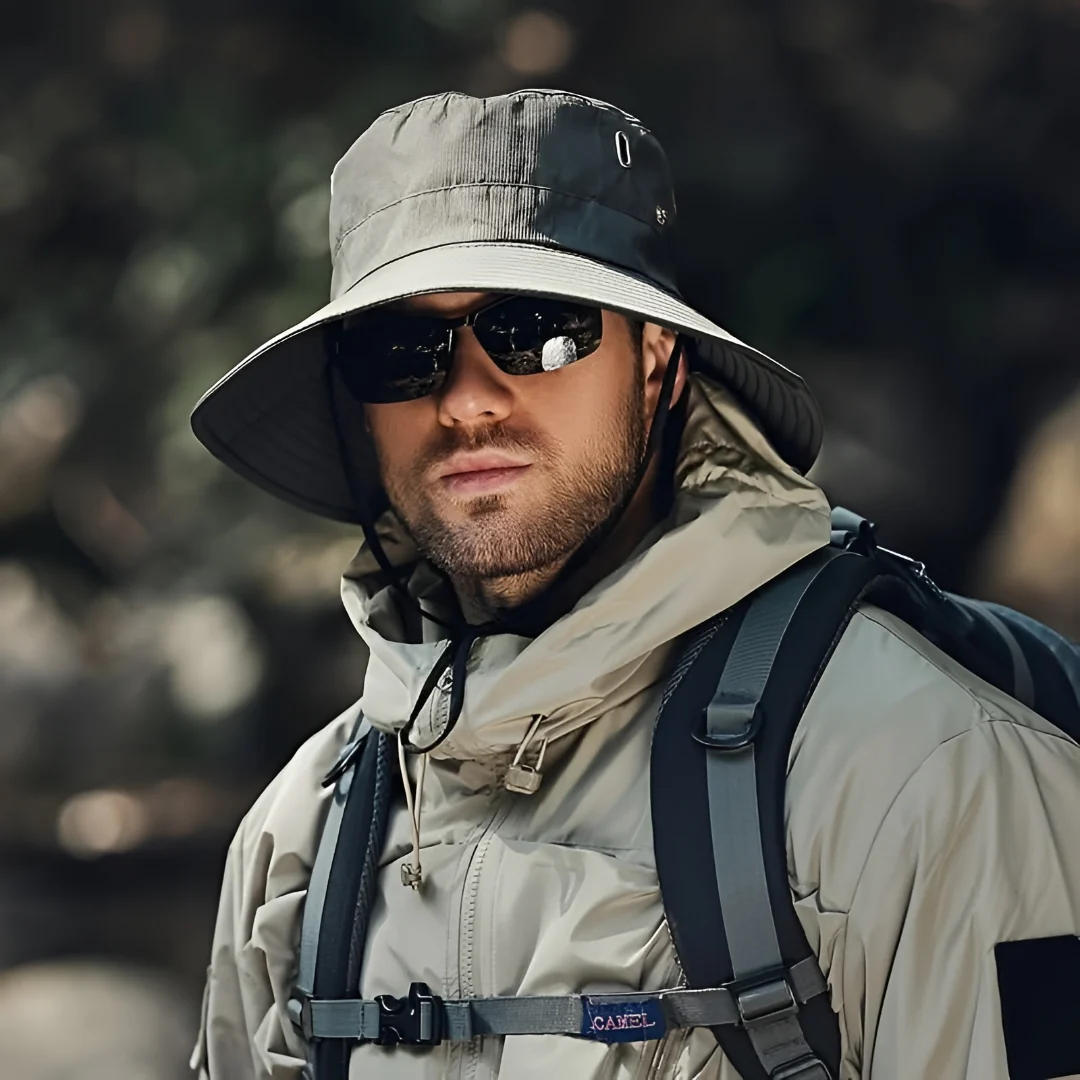 Hiking Hoed Zonnehoed UV Bescherming Ademend Verstelbaar Hoofddeksel - Image 3