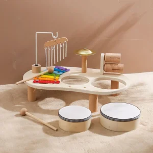 Houten Muziekinstrumenten Montessori Peuters Muziekset