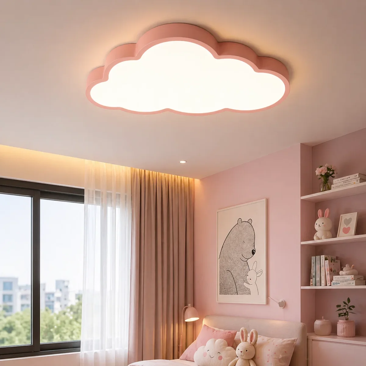 Kinderkamer Plafondlamp LED Wolk Design - Image 7
