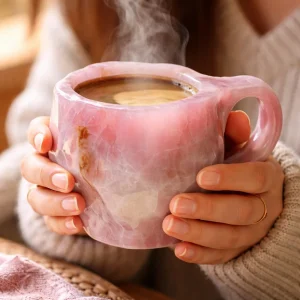 Koffie Mok Keramiek Handgemaakt Uniek Design Drinkbeker