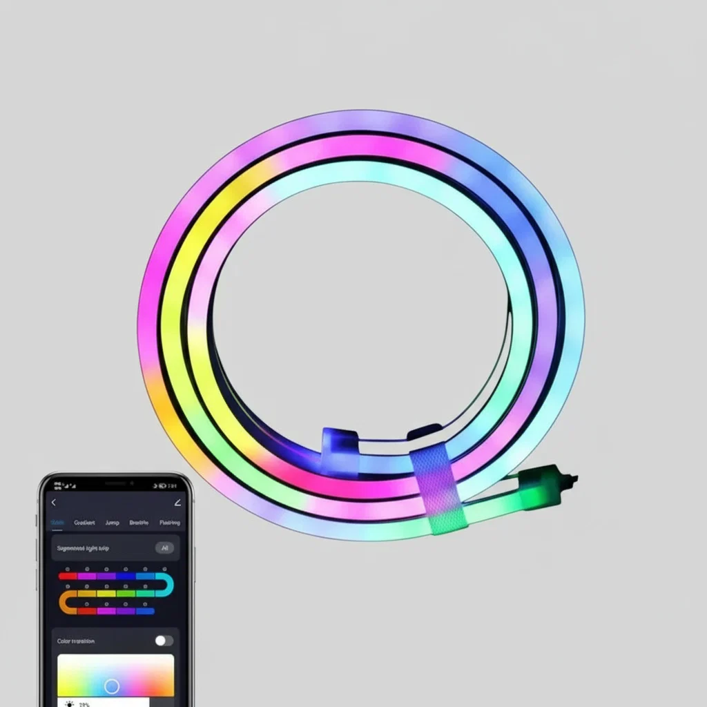 LED Strip RGB Neon Flexibel Slimme Verlichting Appbediening - Image 3