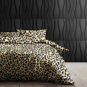 Leopard Gree Dekbedovertrekset (Egyptisch Katoen)