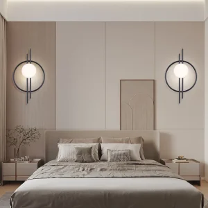 GlobeGlow - Moderne LED Wandlamp met Glazen Bol Stijlvolle Verlichting