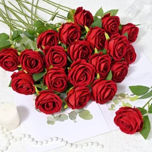 Moederdag Cadeau Kunstbloemen Rozen Hart Boeket Decoratie