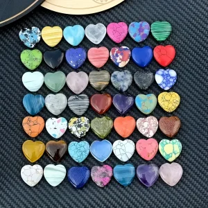 Moederdag Edelstenen Hart Kristallen Kleurrijk Decoratie Set