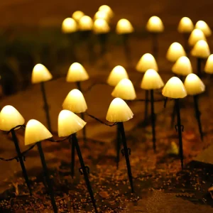 MysticShrooms - Sprookjesachtige Paddestoel Graslampen