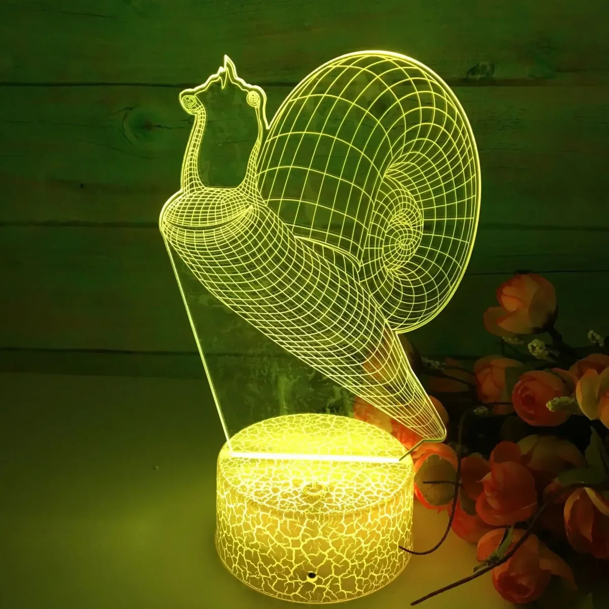GlowSnail - 3D LED Nachtlampje met Kleurverandering en Dimbare Functie - Image 4