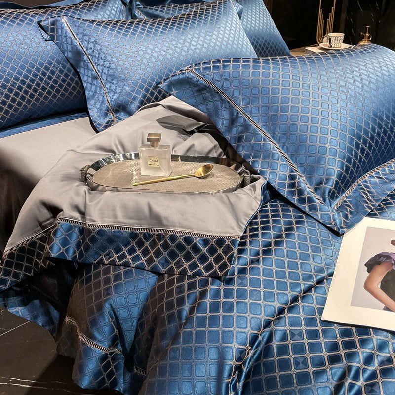 Royale Diamond Duvet Cover Set - Egyptisch Katoen - Image 6