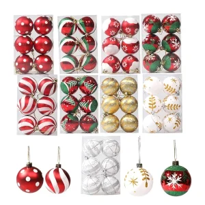 WinterGlans - Elegante Sneeuwvlok Kerstballen
