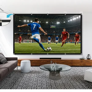 Schermo Proiettore Portatile Home Cinema Esterno Interno