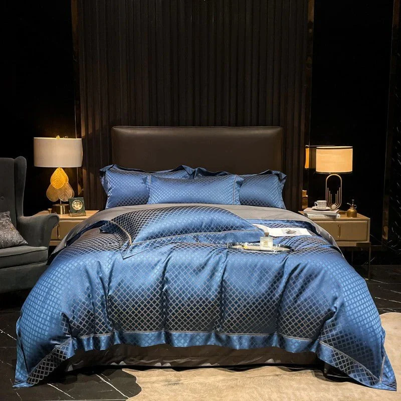 Royale Diamond Duvet Cover Set - Egyptisch Katoen - Image 2