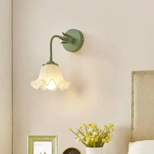 FrenchBloom - Wandlamp Slaapkamer Met Bloem Design
