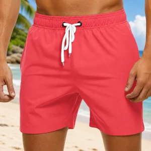Uomo Costume Mare Elastico Asciugatura Rapida Spiaggia