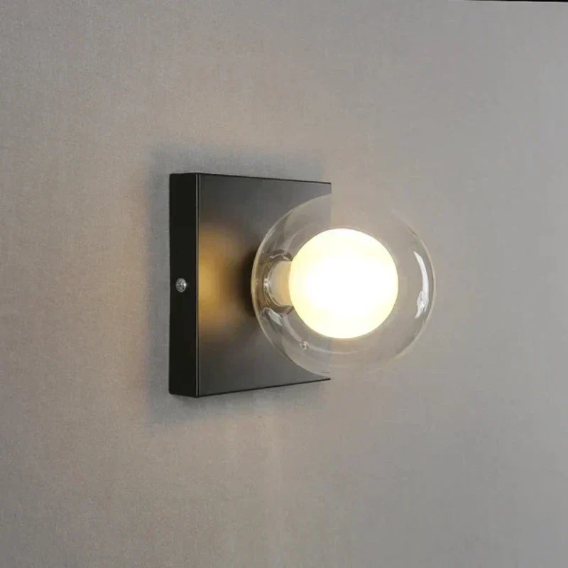 BrightSquare - LED Wandlamp met Glazen Bol – Vierkante Wandverlichting - Image 8