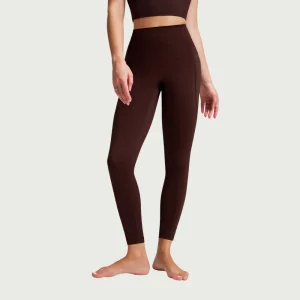 Vrouwen Hoog Waisted Legging Zijvak Yoga Fitness