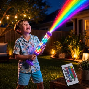 Pistola Acqua Giocattolo LED Gioco Esterno Divertimento