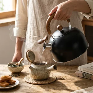 Bollitore Acqua Fischio Induzione Gas Cucina
