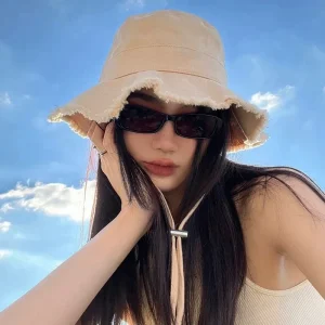 Cappello Sole Secchiello Parasole Spiaggia Viaggio