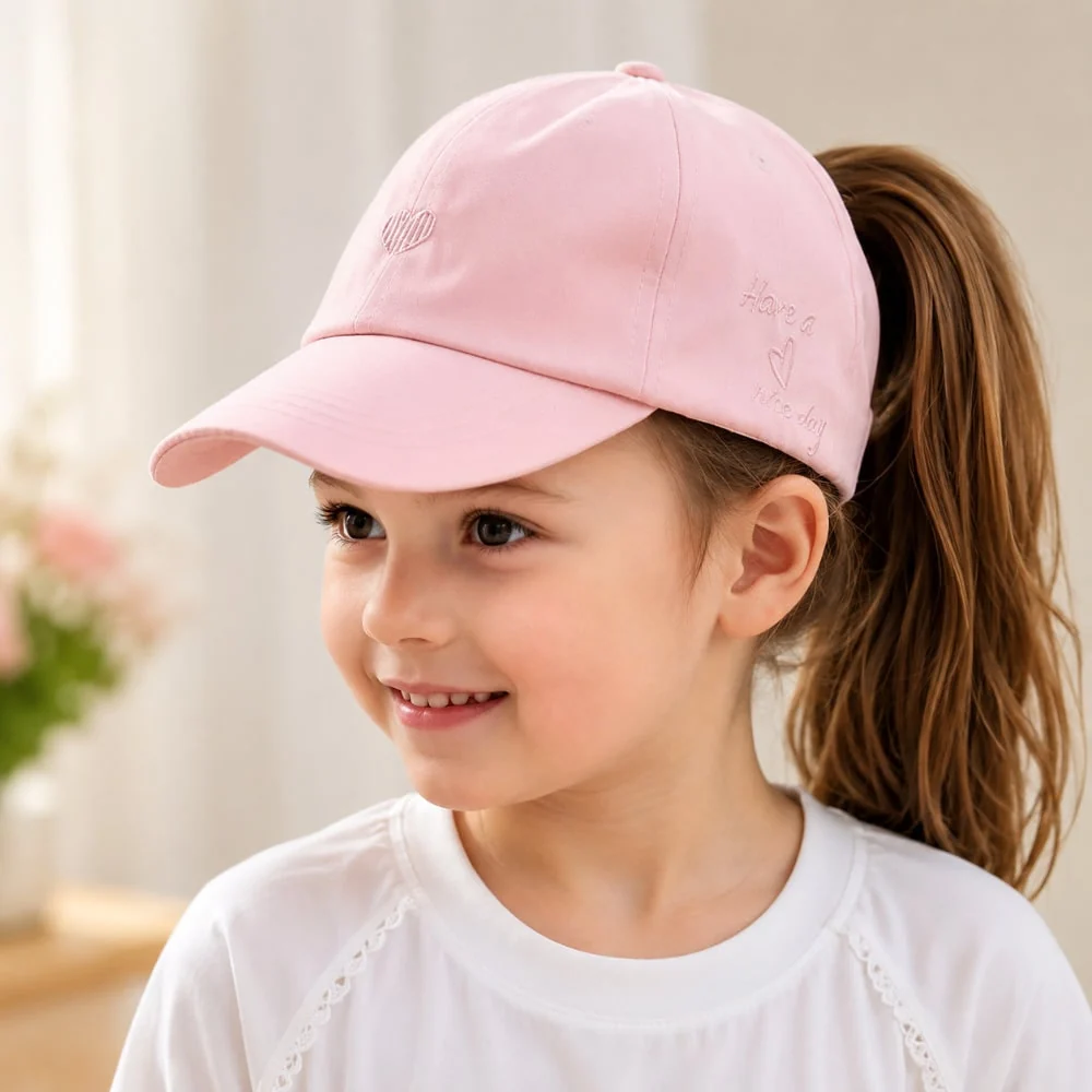 Cappello Bambina Cappello Baseball Apertura Coda Cavallo Casual - Image 5