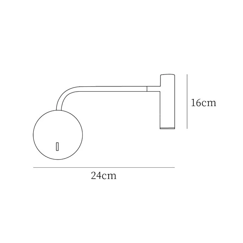 Orr Modern LED Wandlamp - Zwart/Wit - Woonkamer - Image 5