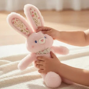 Coniglietto Peluche Giocattolo Imbottito Design Adorabile