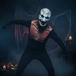 Costume Halloween Maschera Horror Design Realistico