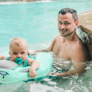Galleggiante Trainer Nuoto Bambino Parasole Aiuto Galleggiamento