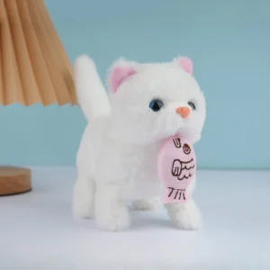 Speelgoed Kat Robotpluche Interactief Wit Perzisch Kitten
