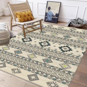 Geometrisch Buitenkleed - Duurzaam PP-materiaal, Voor Alle Seizoenen, Makkelijk Opvouwbaar