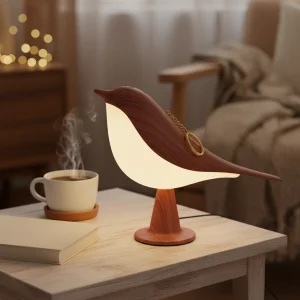 Lampada Uccello Decorativa Tavolo Design Unico