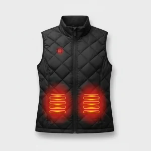 Verwarmd Gilet Dames Elektrisch Gewatteerd Outdoor Winter
