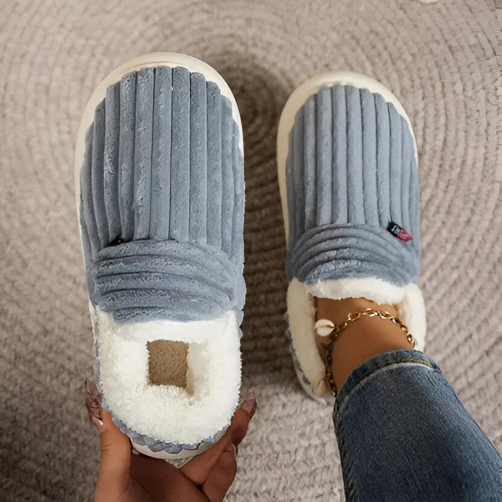 Pantofole Peluche Calzature Accoglienti Comfort Interno