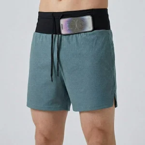 Uomo Shorts Running Pantaloncini Sportivi Tasche Allenamento